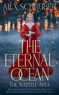 2D view of Premade Fantasy Book Cover - Blackcurrant