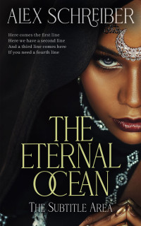 2D view of Premade Fantasy Book Cover - Teak