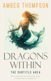 2D view of Premade Fantasy Book Cover - White Rock