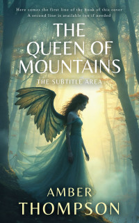 2D view of Premade Fantasy Book Cover - Mineral Green