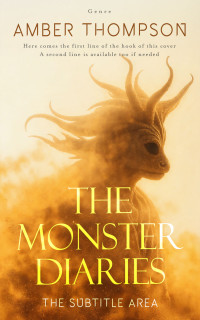 2D view of Premade Fantasy Book Cover - Albescent White