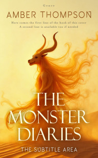 2D view of Premade Fantasy Book Cover - Buff