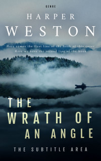 2D view of Premade Mystery & Thriller & Suspense Book Cover - Slate Gray