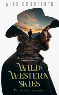 2D view of Premade Action & Adventure Book Cover - Outer Space