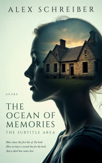 2D view of Premade Horror Book Cover - Periglacial Blue