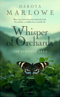 2D view of Premade Literary Fiction Book Cover - Peppermint