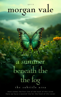 2D view of Premade Nature Book Cover - Tea Green