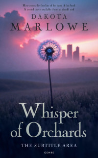 2D view of Premade Literary Fiction Book Cover - Ebony Clay