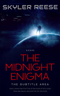 2D view of Premade Science Fiction Book Cover - Black Pearl