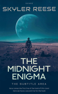 2D view of Premade Science Fiction Book Cover - Elephant