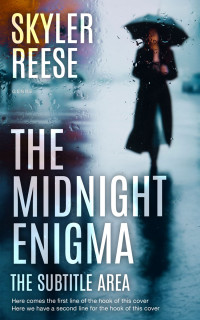 2D view of Premade Mystery & Thriller & Suspense Book Cover - Blue Dianne