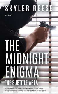 2D view of Premade Mystery & Thriller & Suspense Book Cover - Bon Jour