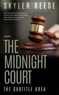 2D view of Premade Mystery & Thriller & Suspense Book Cover - Napa