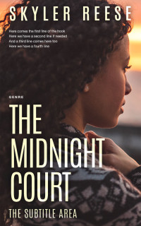 2D view of Premade Literary Fiction Book Cover - Cocoa Brown