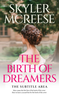 2D view of Premade Romance Book Cover - Soft Amber