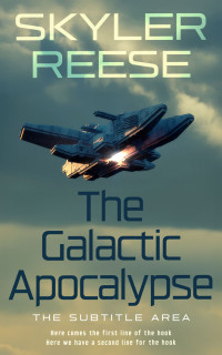 2D view of Premade Apocalyptica Book Cover - Xanadu