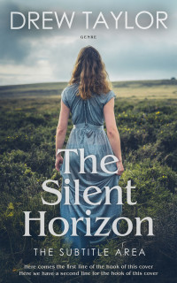 2D view of Premade Literary Fiction Book Cover - Limed Spruce