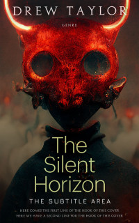 2D view of Premade Horror Book Cover - Oil