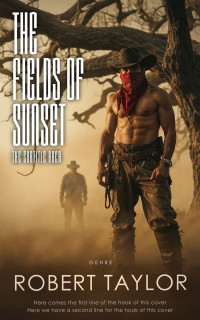 2D view of Premade Action & Adventure Book Cover - Black Marlin