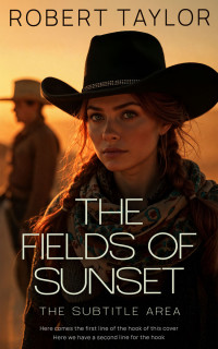 2D view of Premade Action & Adventure Book Cover - Harvest Gold