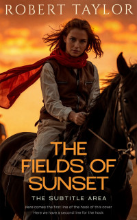 2D view of Premade Western Book Cover - Jaffa