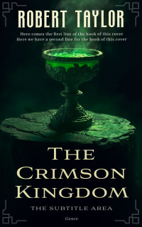 2D view of Premade Fantasy Book Cover - Black Bean