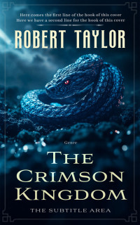 2D view of Premade Fantasy Book Cover - Black Pearl