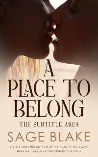 2D view of Premade Romance Book Cover - Double Spanish White