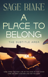 2D view of Premade Western Book Cover - Outer Space