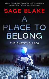 2D view of Premade Science Fiction Book Cover - Bunker