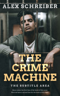 2D view of Premade Mystery & Thriller & Suspense Book Cover - Heavy Metal