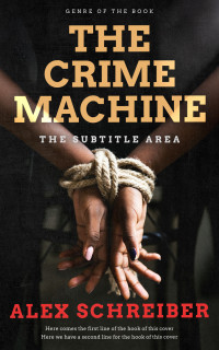 2D view of Premade Mystery & Thriller & Suspense Book Cover - Zeus