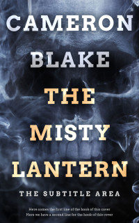 2D view of Premade Mystery & Thriller & Suspense Book Cover - Ebony Clay