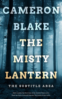 2D view of Premade Horror Book Cover - Firefly