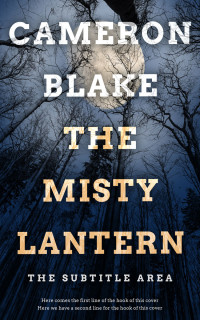 2D view of Premade Mystery & Thriller & Suspense Book Cover - Ebony