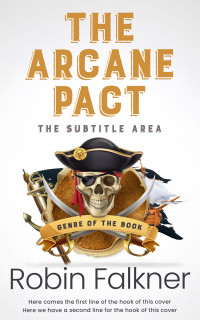 2D view of Premade Action & Adventure Book Cover - Cararra