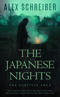 2D view of Premade Horror Book Cover - Silver Tree