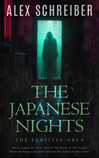 2D view of Premade Horror Book Cover - Woodsmoke