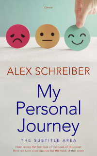 2D view of Premade Self-Improvement & Self-Help Book Cover - Pumice