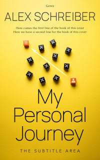 2D view of Premade Self-Improvement & Self-Help Book Cover - Golden Dream