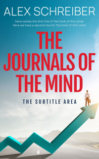 2D view of Premade Business Book Cover - Eastern Blue