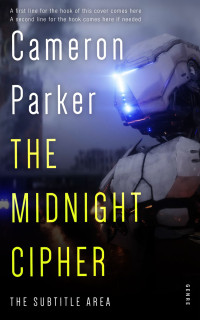 2D view of Premade Science Fiction Book Cover - Steel Gray