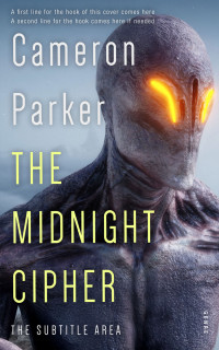 2D view of Premade Science Fiction Book Cover - Bright Gray