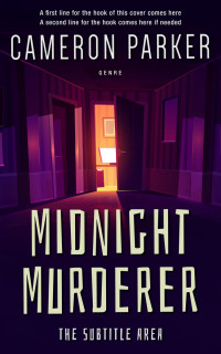 2D view of Premade Mystery & Thriller & Suspense Book Cover - Black Rock