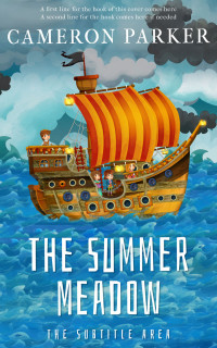 2D view of Premade Action & Adventure Book Cover - Boston Blue