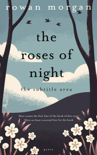 2D view of Premade Literary Fiction Book Cover - Cascade