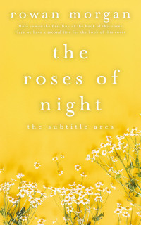 2D view of Premade Poetry Book Cover - Saffron