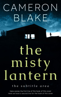 2D view of Premade Mystery & Thriller & Suspense Book Cover - Black Bean