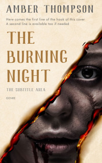 2D view of Premade Mystery & Thriller & Suspense Book Cover - Parchment