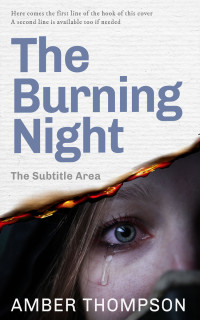 2D view of Premade Mystery & Thriller & Suspense Book Cover - Cod Gray